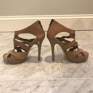 nude gladiator heels
